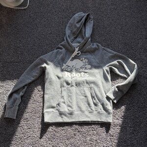 Roots Heather Gray women’s or Men's Hoodie size medium